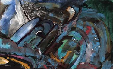 Print of Abstract Expressionism Transportation Paintings by Vladimir Penev