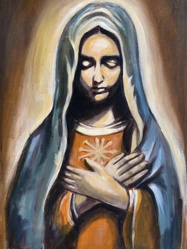 Original Contemporary Religion Painting by Nadra Khan