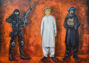 Print of Portraiture Political Paintings by Nadra Khan