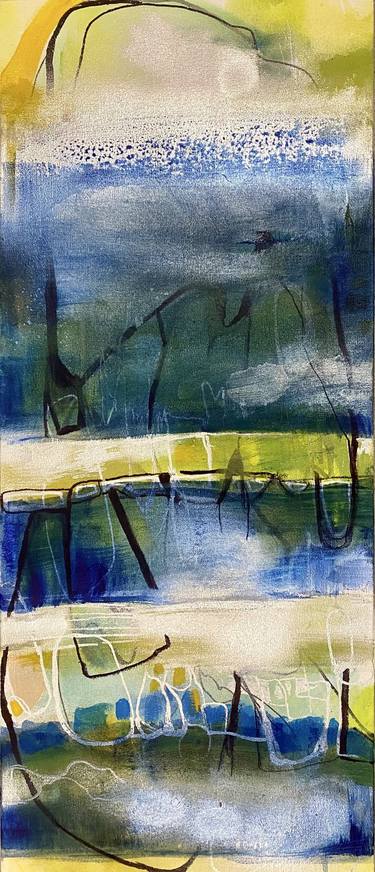 Original Abstract Expressionism Abstract Mixed Media by Amanda Morie