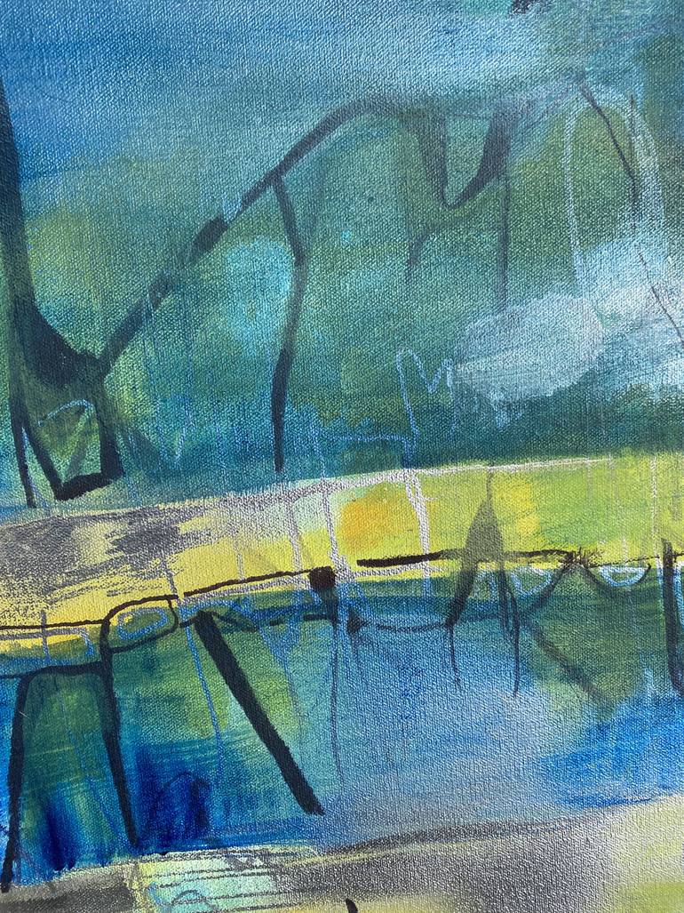 Original Abstract Expressionism Abstract Mixed Media by Amanda Morie