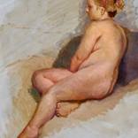 Figure study by Cornelis Bart