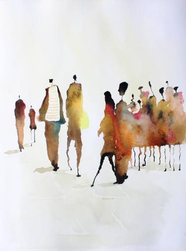 Original Conceptual People Paintings by Patrick N Karanja