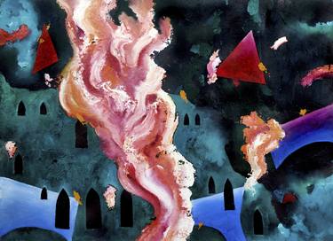 Original Expressionism Politics Paintings by Newton Scheufler