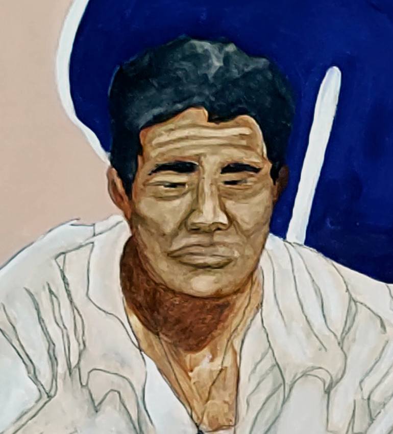 Original Figurative People Painting by Newton Scheufler