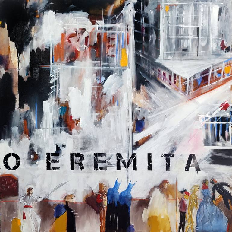 Original Expressionism People Paintings by Newton Scheufler