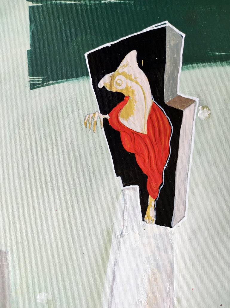 Original Expressionism Classical mythology Painting by Newton Scheufler