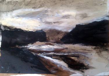 Original Impressionism Landscape Drawings by Sarah Morton