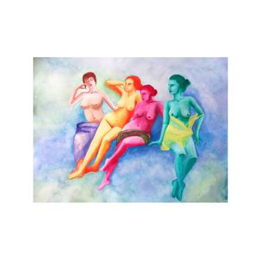 Print of Nude Paintings by Joanna Lipps