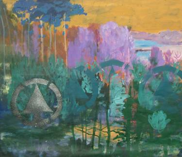 Original Conceptual Landscape Paintings by Nanna Lahn