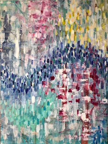 Original Abstract Expressionism Abstract Paintings by Salma Raza