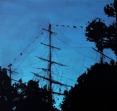 Print of Figurative Ship Paintings by Beka Smith