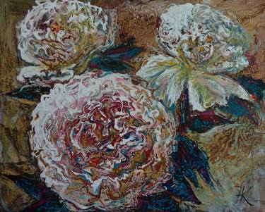 Original Fine Art Floral Paintings by Nadezda Kolesnikova