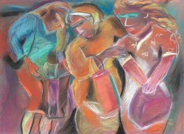 Print of Figurative Women Paintings by Anne McNeill-Pulati