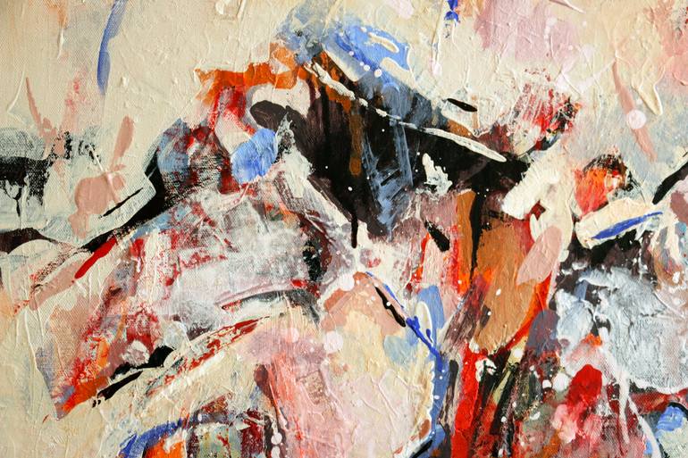 Original Abstract Expressionism Abstract Painting by Majid Eskandari