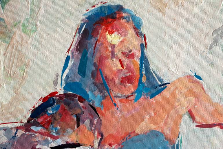 Original Contemporary People Painting by Majid Eskandari