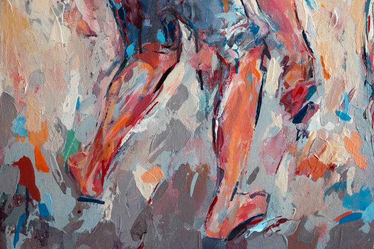 Original Contemporary People Painting by Majid Eskandari