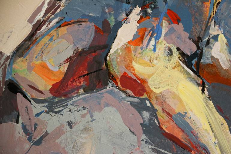 Original Expressionism Abstract Painting by Majid Eskandari