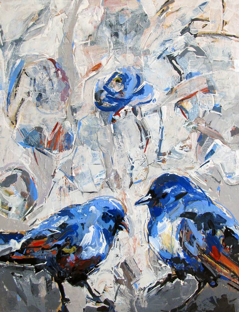 Bird Series - # 1 Painting by Majid Eskandari | Saatchi Art