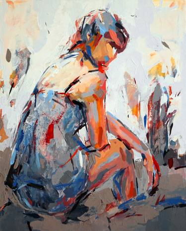 Original Abstract Women Paintings by Majid Eskandari