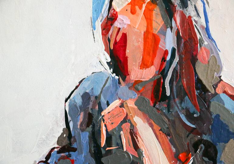 Original Abstract Women Painting by Majid Eskandari