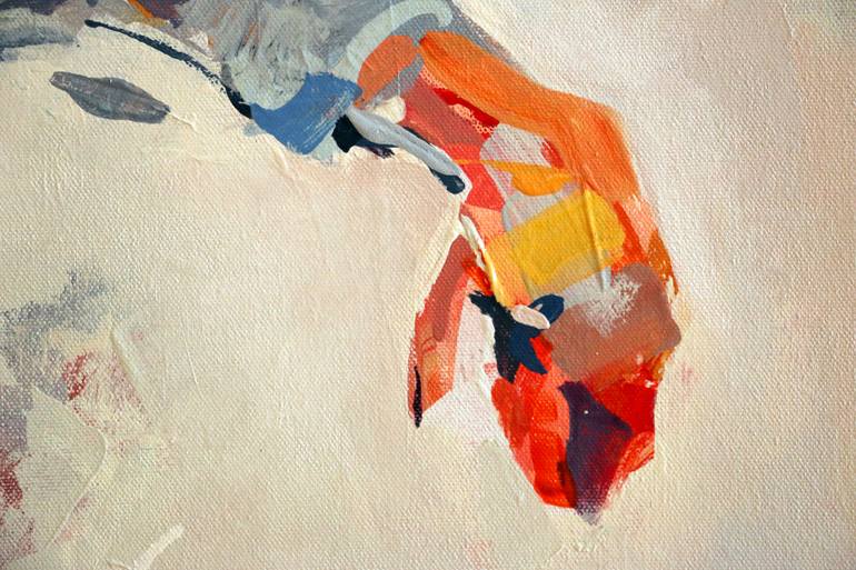 Original Abstract Men Painting by Majid Eskandari