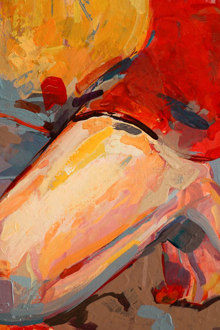 Original Expressionism Abstract Painting by Majid Eskandari