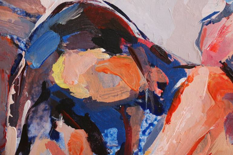 Original Abstract People Painting by Majid Eskandari