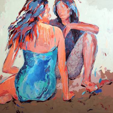 Original Expressionism Women Paintings by Majid Eskandari