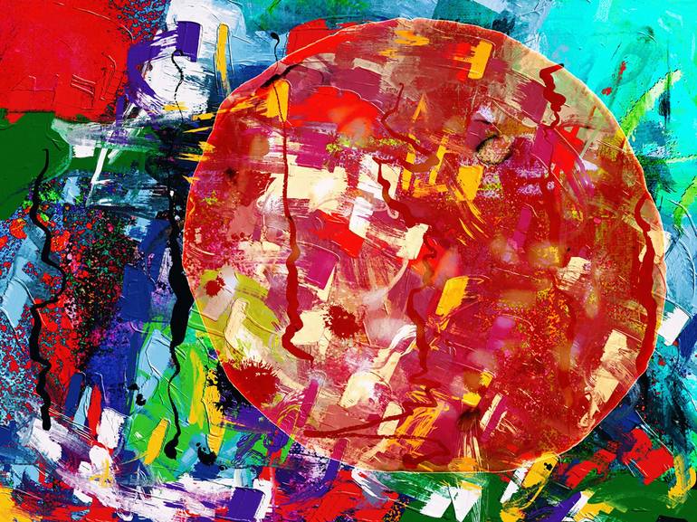 Original Contemporary Outer Space Paintings by Martin Levinne