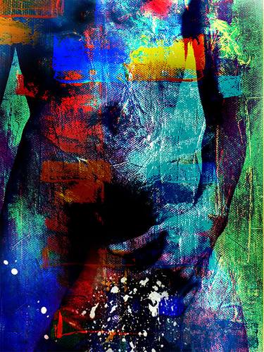 Original Contemporary Nude Painting by Martin Levinne