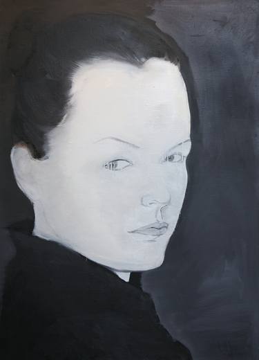 Print of Portrait Paintings by Laura Ozola