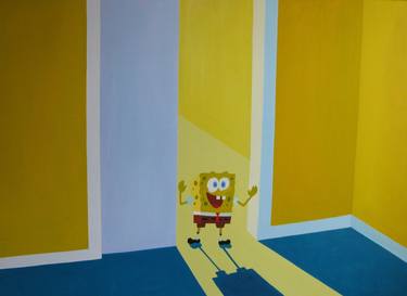 Print of Conceptual Cartoon Paintings by Laura Ozola