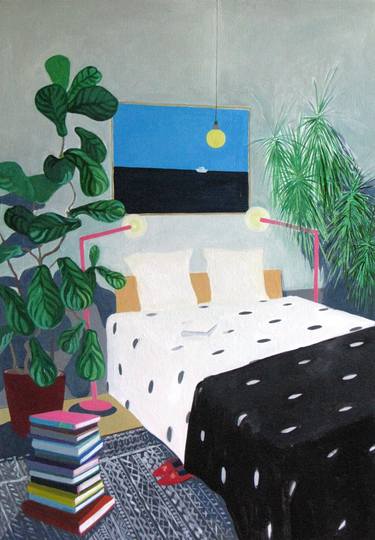 Original Interiors Paintings by Laura Ozola