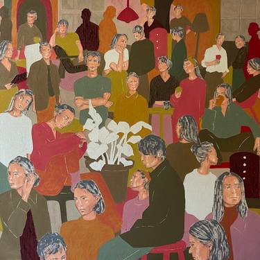 Original Contemporary Abstract Painting by Erna Ucar