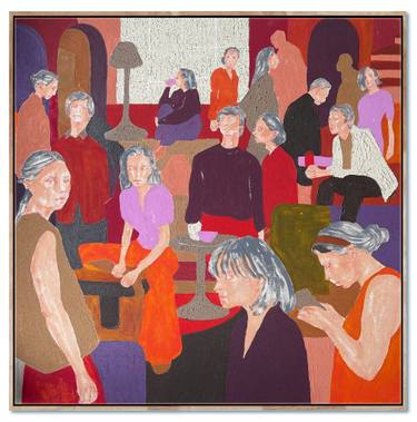 Original Contemporary Abstract Paintings by Erna Ucar