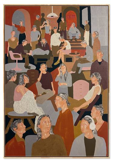 Original Contemporary Abstract Painting by Erna Ucar