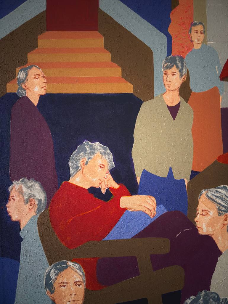 Original Contemporary Abstract Painting by Erna Ucar