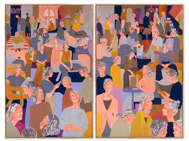 Original Contemporary Abstract Paintings by Erna Ucar