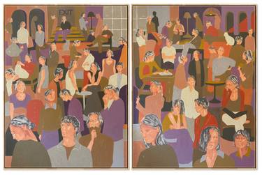 Original Contemporary Abstract Painting by Erna Ucar