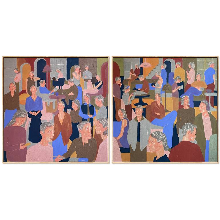 Original Contemporary Abstract Paintings by Erna Ucar