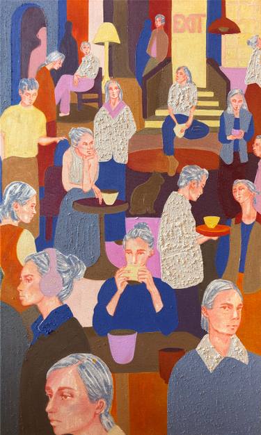 Original Contemporary Abstract Paintings by Erna Ucar