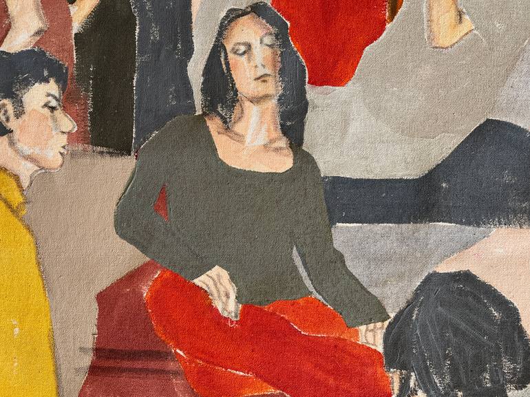 Original Figurative Abstract Painting by Erna Ucar