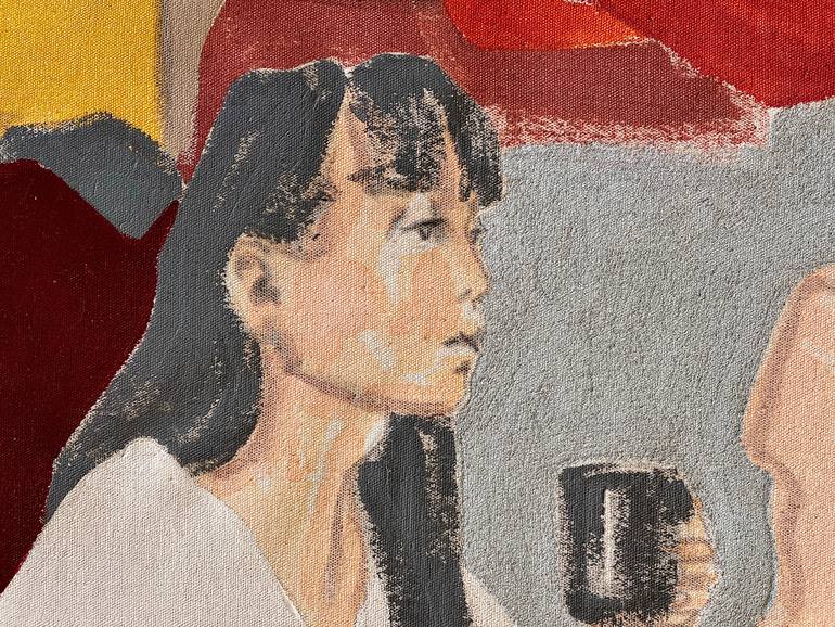 Original Figurative Abstract Painting by Erna Ucar