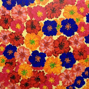 Print of Art Deco Floral Paintings by Kazue Maeda