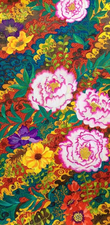 Print of Floral Paintings by Kazue Maeda