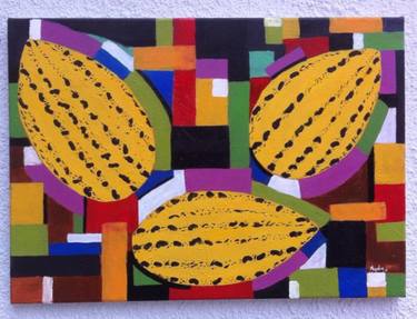 Original Abstract Geometric Paintings by Aydin Yasalar