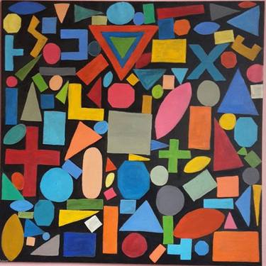 Original Geometric Paintings by Aydin Yasalar