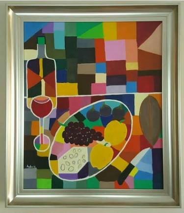 Original Cubism Food & Drink Paintings by Aydin Yasalar
