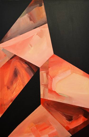 Original Cubism Abstract Paintings by Catherine Spencer
